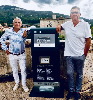 Ascoli, arriva il secondo cestino "intelligente": un passo verso la sostenibilità
