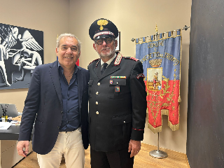 Onorificenza al Luogotenente Palmiero, complimenti dal sindaco Spazzafumo