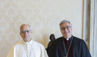 Monsignor Palmieri incontra il nuovo Papa Leone XIV, colloquio su temi pastorali e sociali