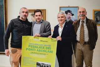 Pedalata sui ponti ascolani in ricordo di Mario Marozzi