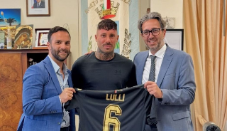 Luca Lulli, promosso in Lega Pro con la Samb, ricevuto al Comune di Roseto degli Abruzzi